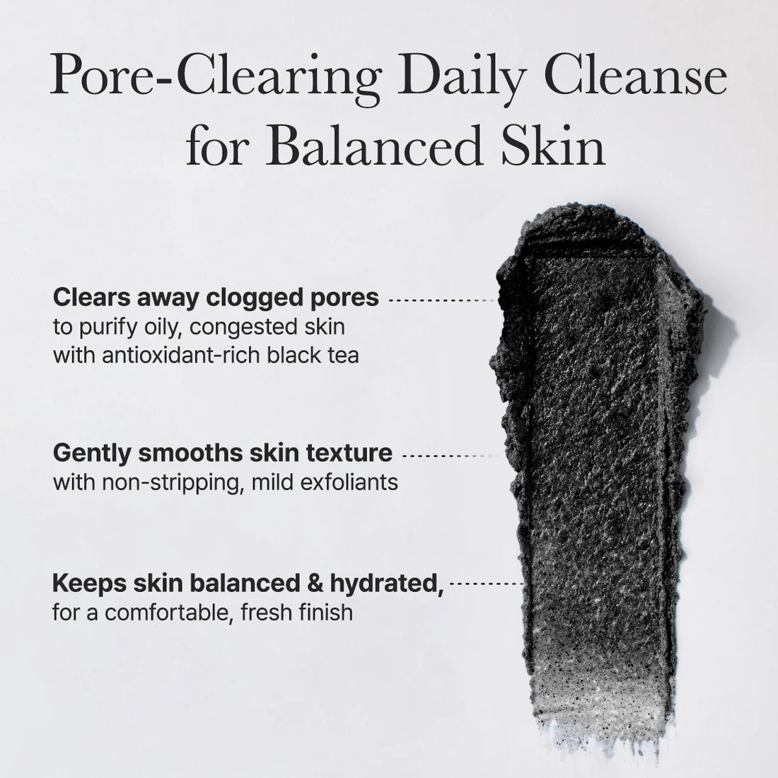 Arencia Black Tea Rice Mochi Cleanser