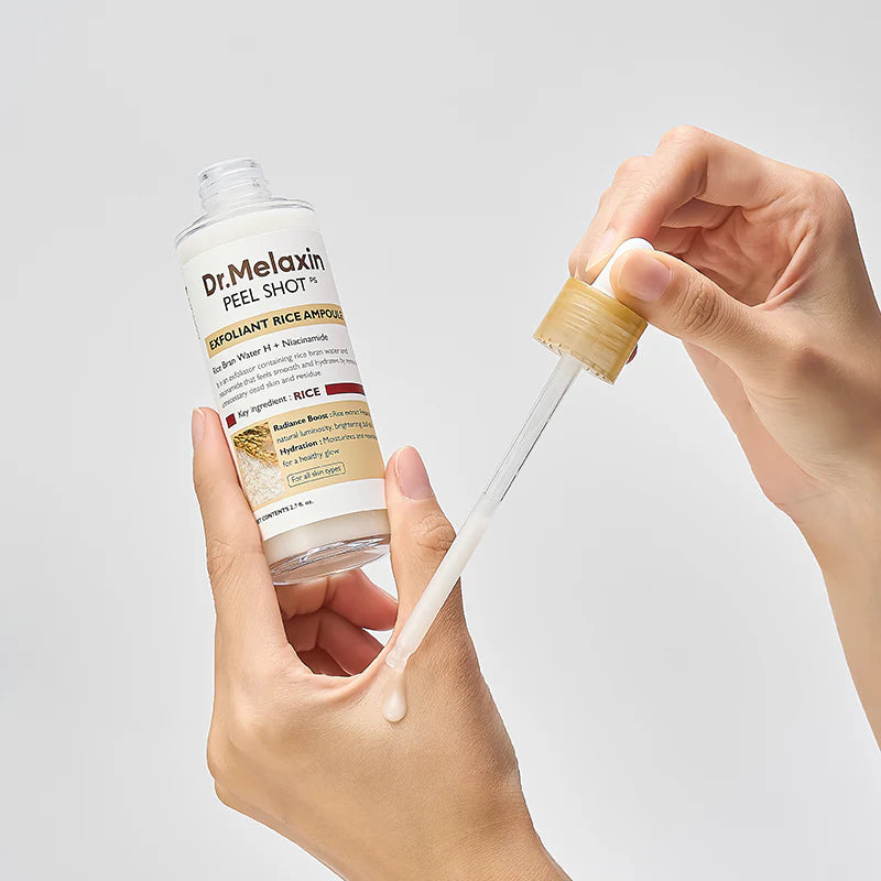 Dr. Melaxin Peel Shot Exfoliating White Rice Ampoule