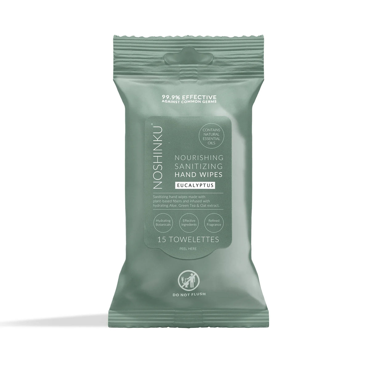 Noshinku Eucalyptus Nourishing Sanitizing Hand Wipes