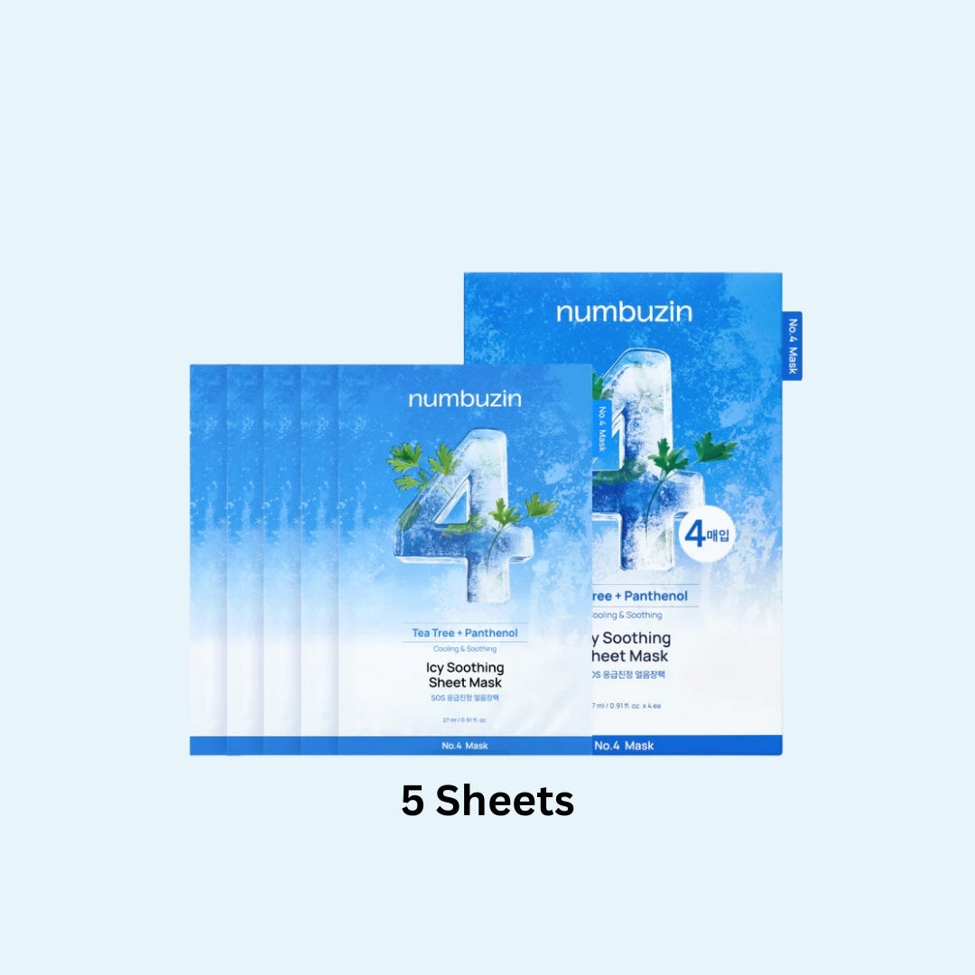 Numbuzin No.4 Icy Soothing Sheet Mask