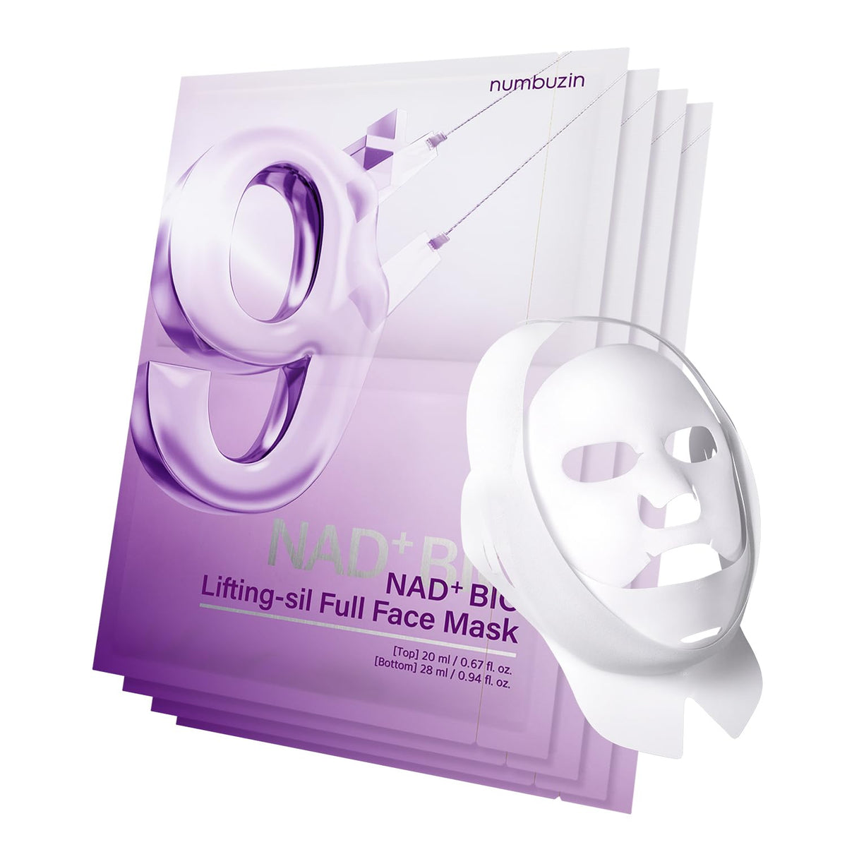 Numbuzin No.9 NAD+ Bio Lifting-Sil Full Face Mask