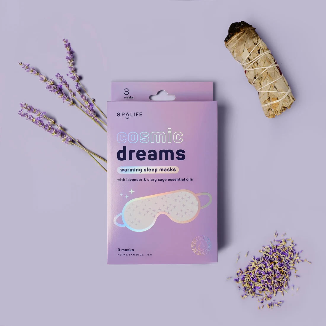 SpaLife Cosmic Dreams Warming Sleep Masks