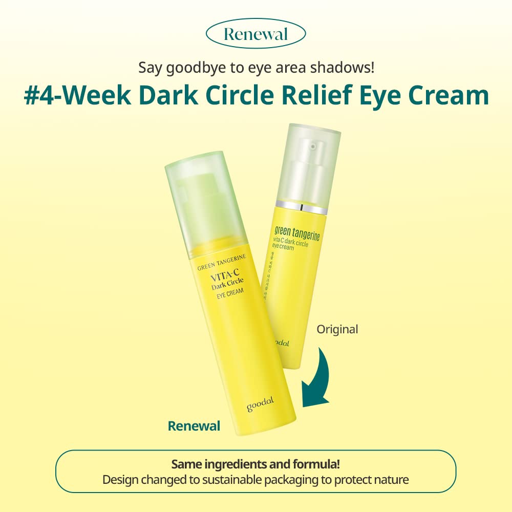 Goodal Green Tangerine Vitamin C Dark Circle Eye Cream Beauty Goodal