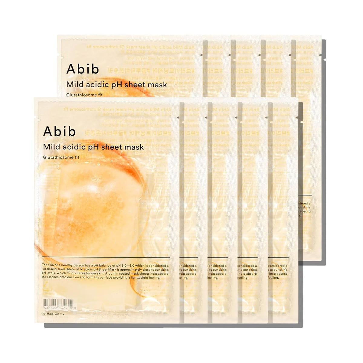 Abib Mild Acidic pH Sheet Mask Glutathiosome Fit