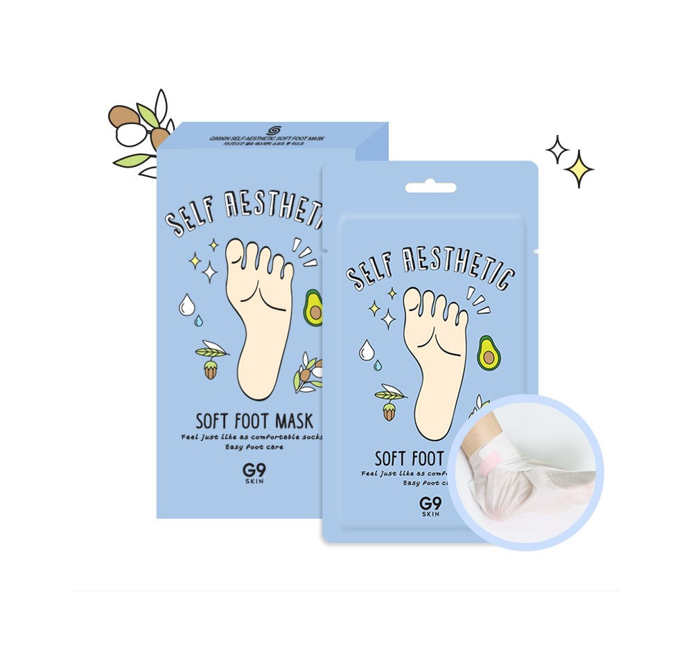 G9Skin Self Aesthetic Soft Foot Mask 5 Sets Beauty G9Skin   
