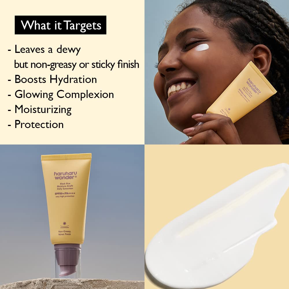 Haruharu Wonder Black Rice Moisture Airyfit Sunscreen Beauty Haruharu Wonder   