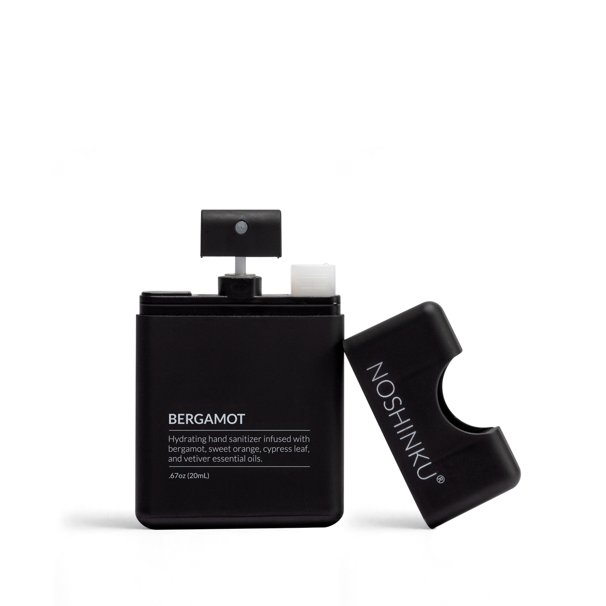 Noshinku Refillable Bergamot Ultra-Moisturizing Pocket Hand Sanitizer