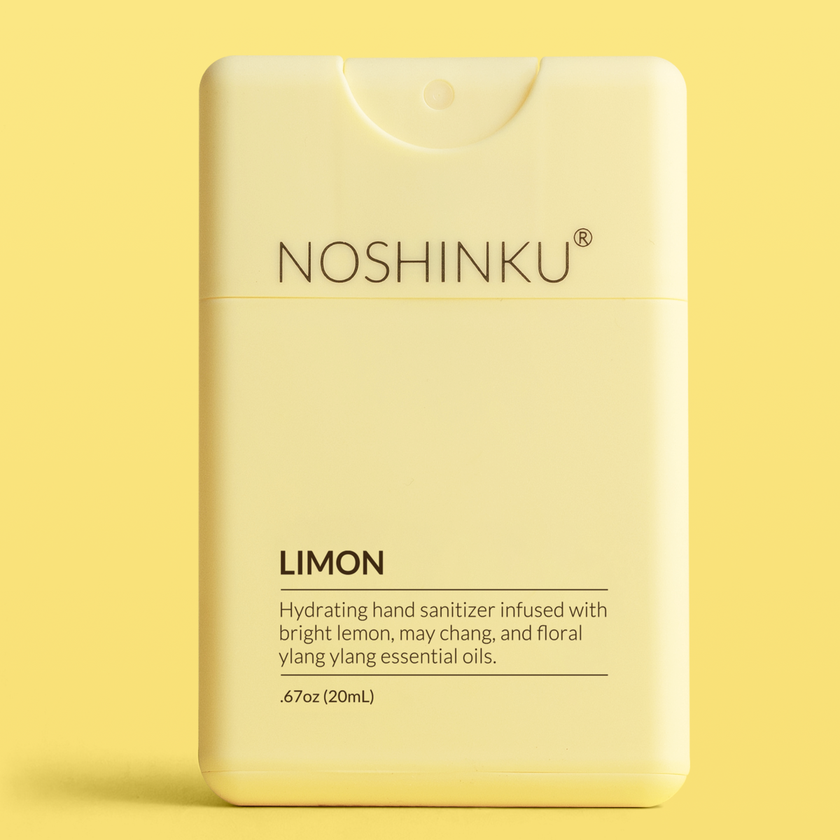 Refillable Lemon Ylang-Ylang Moisturizing Pocket Sanitizer