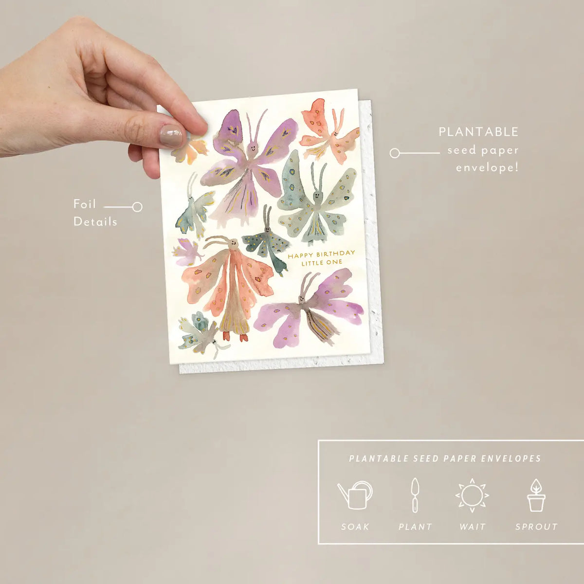 Butterflies - Birthday Card