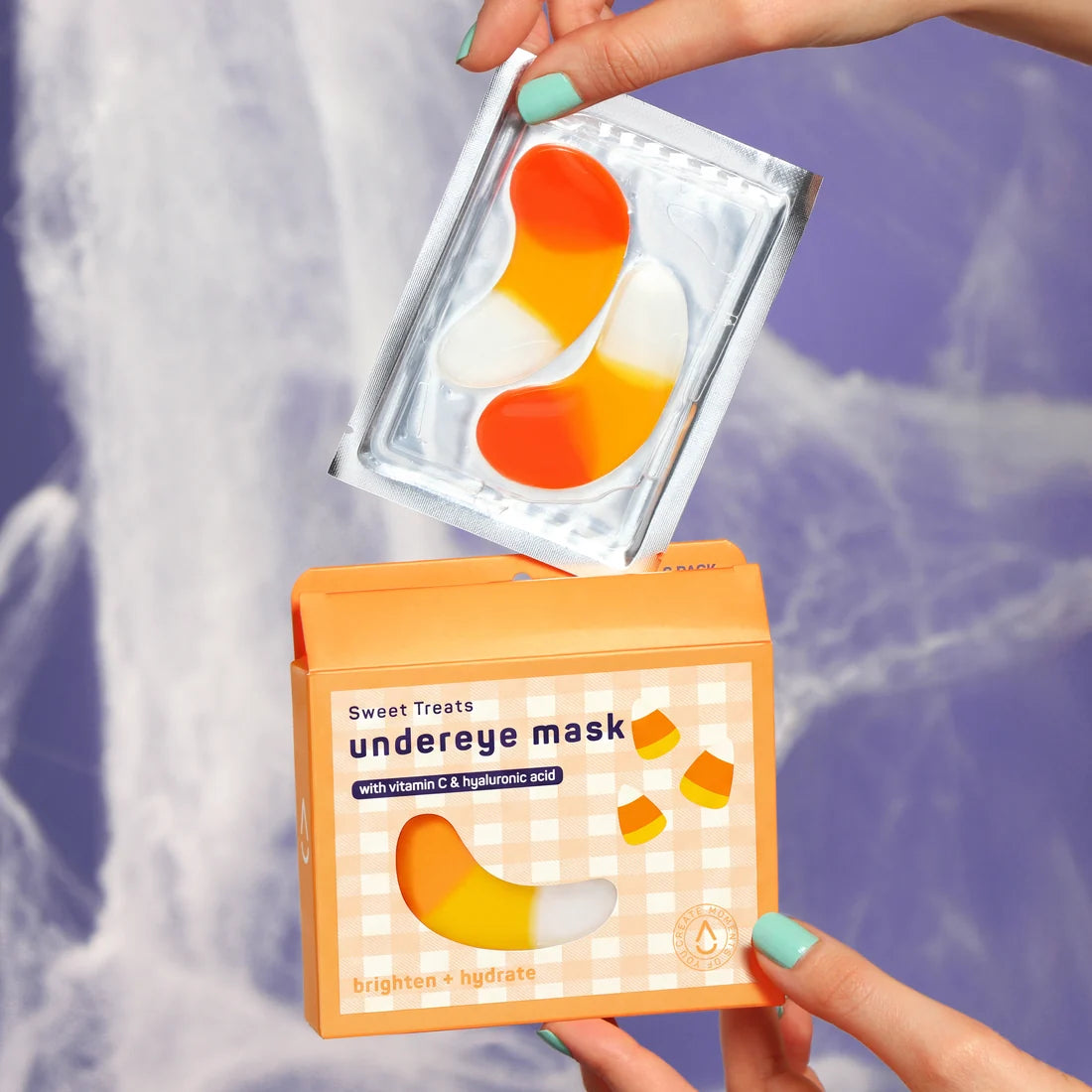 SpaLife Halloween Sweet Treats Brighten + Hydrate Undereye Mask
