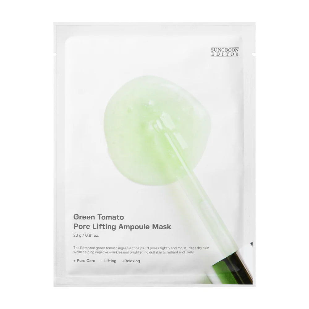 Sungboon Editor Green Tomato Pore Lifting Ampoule Mask