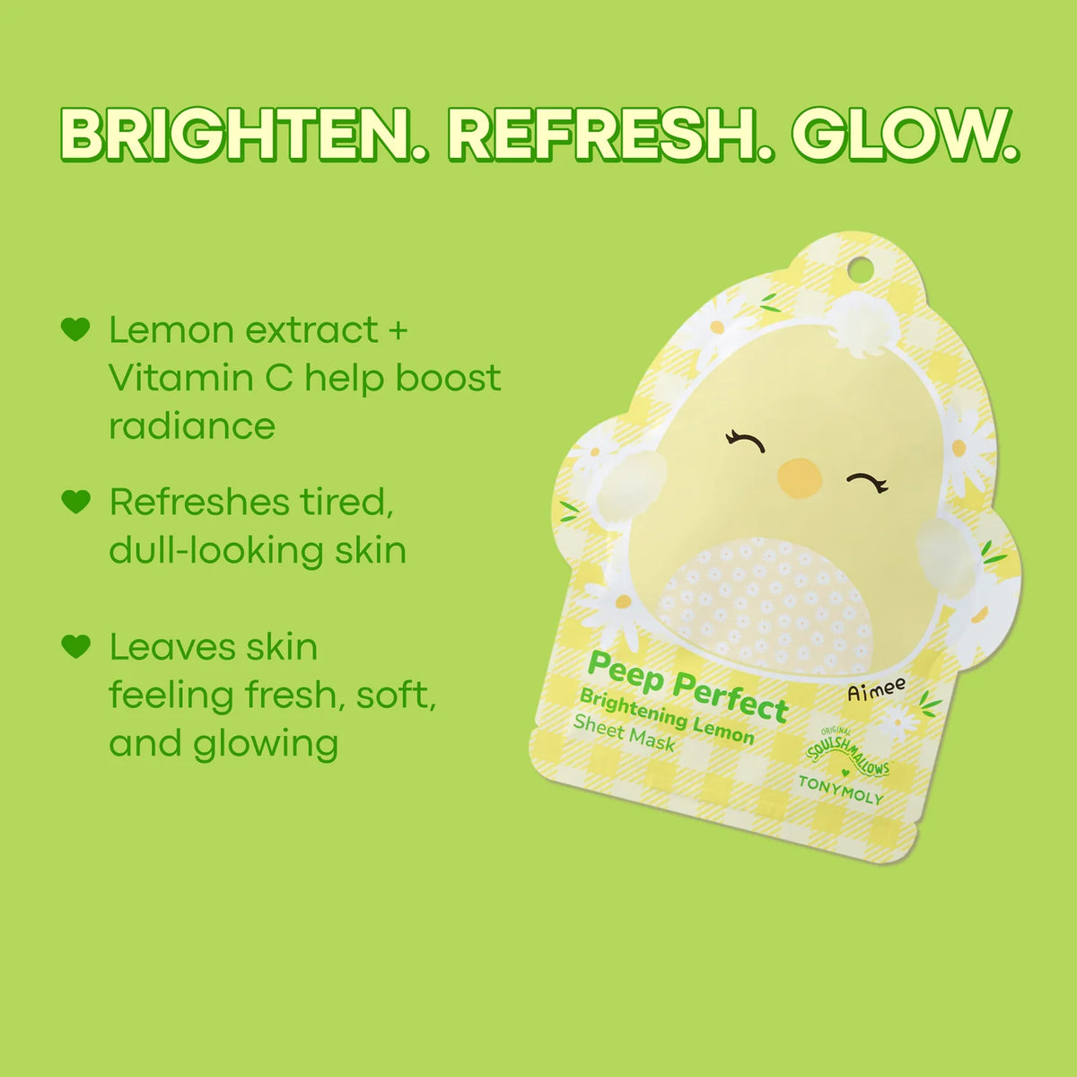 TonyMoly x Squishmallows Easter Sheet Masks