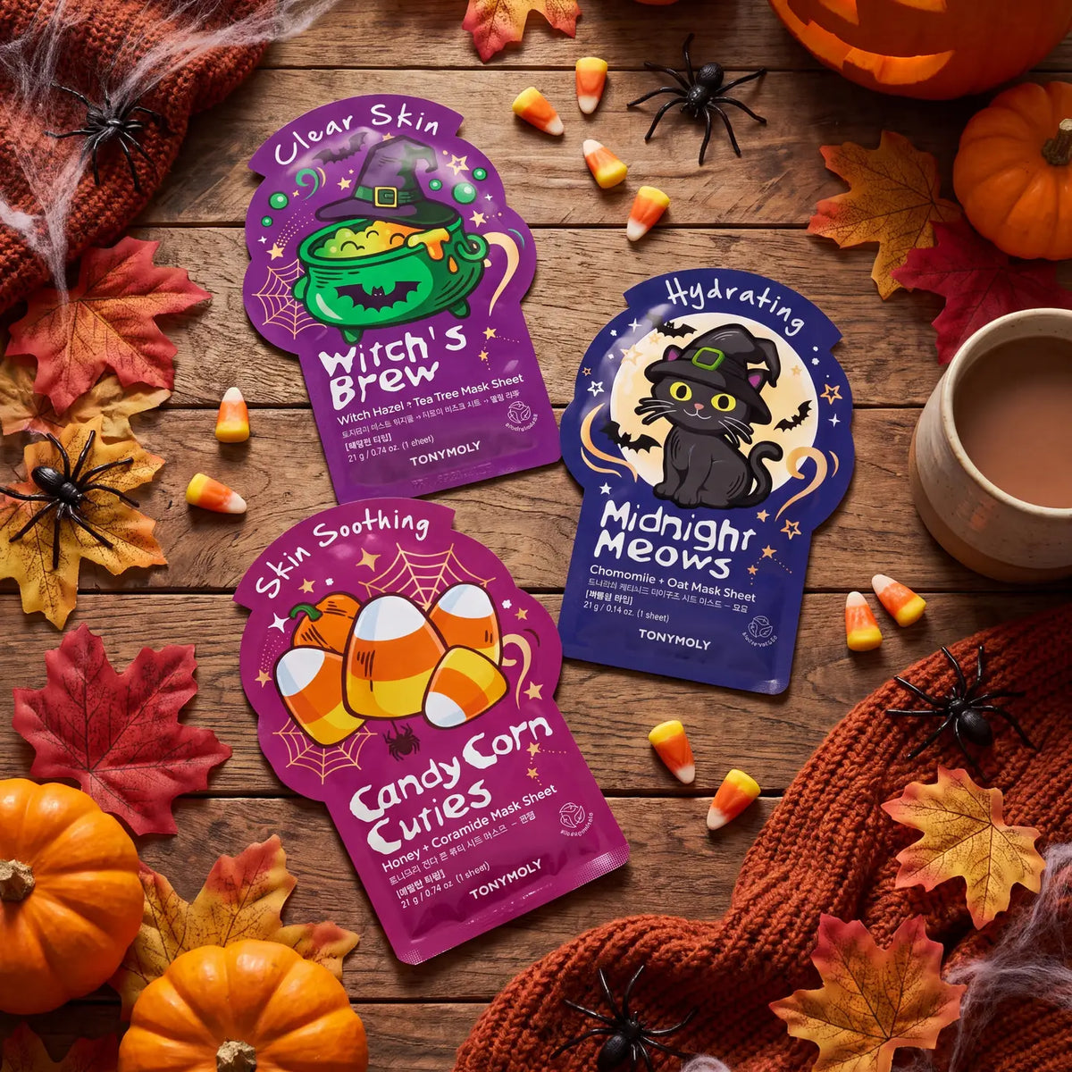 TonyMoly Halloween Assorted Sheet Masks