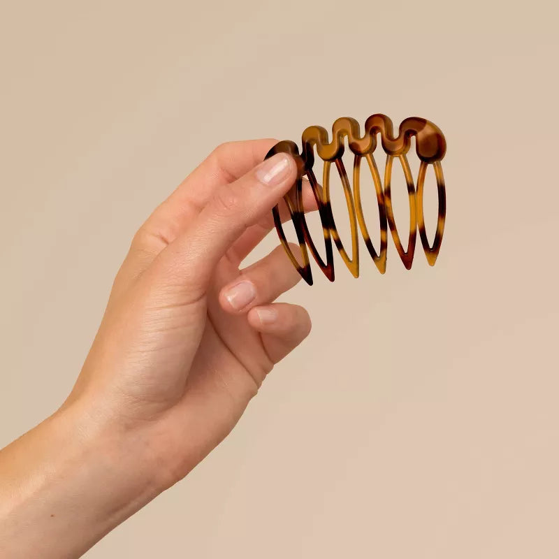 kitsch Recycled Plastic French Hair Combs