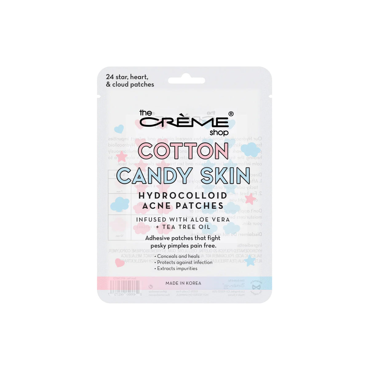 The Creme Shop Cotton Candy Skin Hydrocolloid Acne Patches