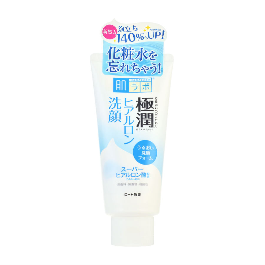 Rohto Hada Labo Gokujyun Hyaluronic Face Cleansing Foam Beauty Rohto   