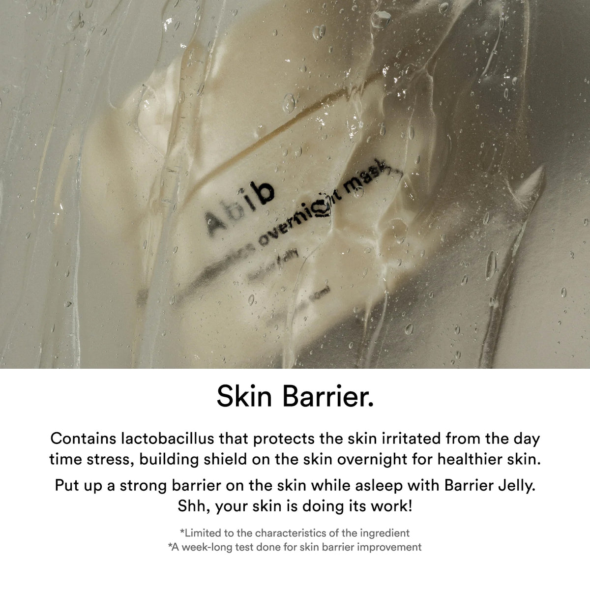 Abib Rice Probiotics Overnight Mask Barrier Jelly Beauty Abib   