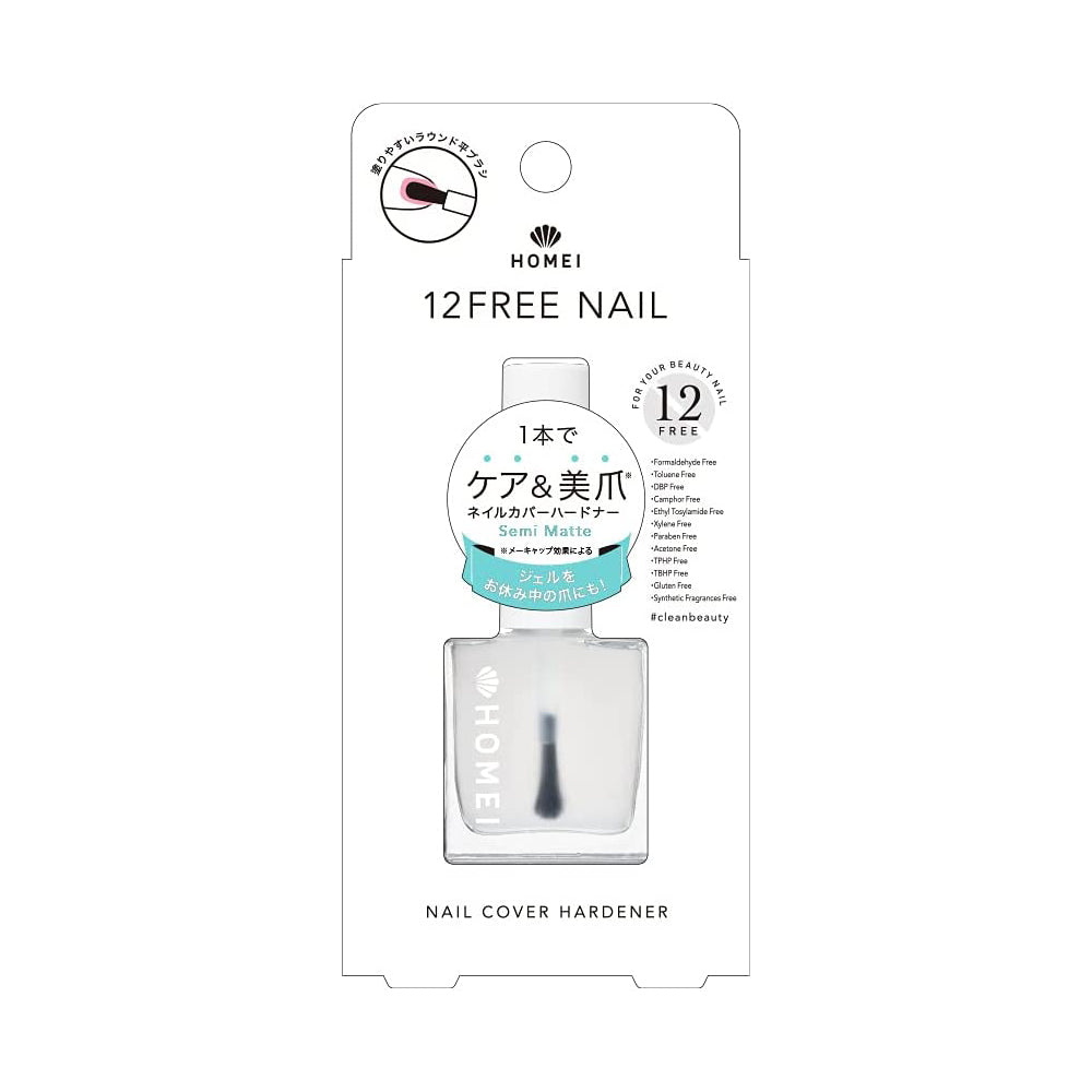 HOMEI 12 Free Nail Hardener Semi Matte Nail Polishes Homei   
