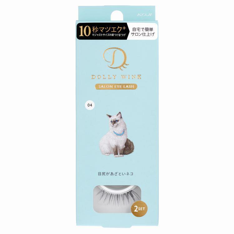 Dolly Wink Salon Eye Lash Eyelash Rough Eyes Cat No.4 False Eyelashes Koji   