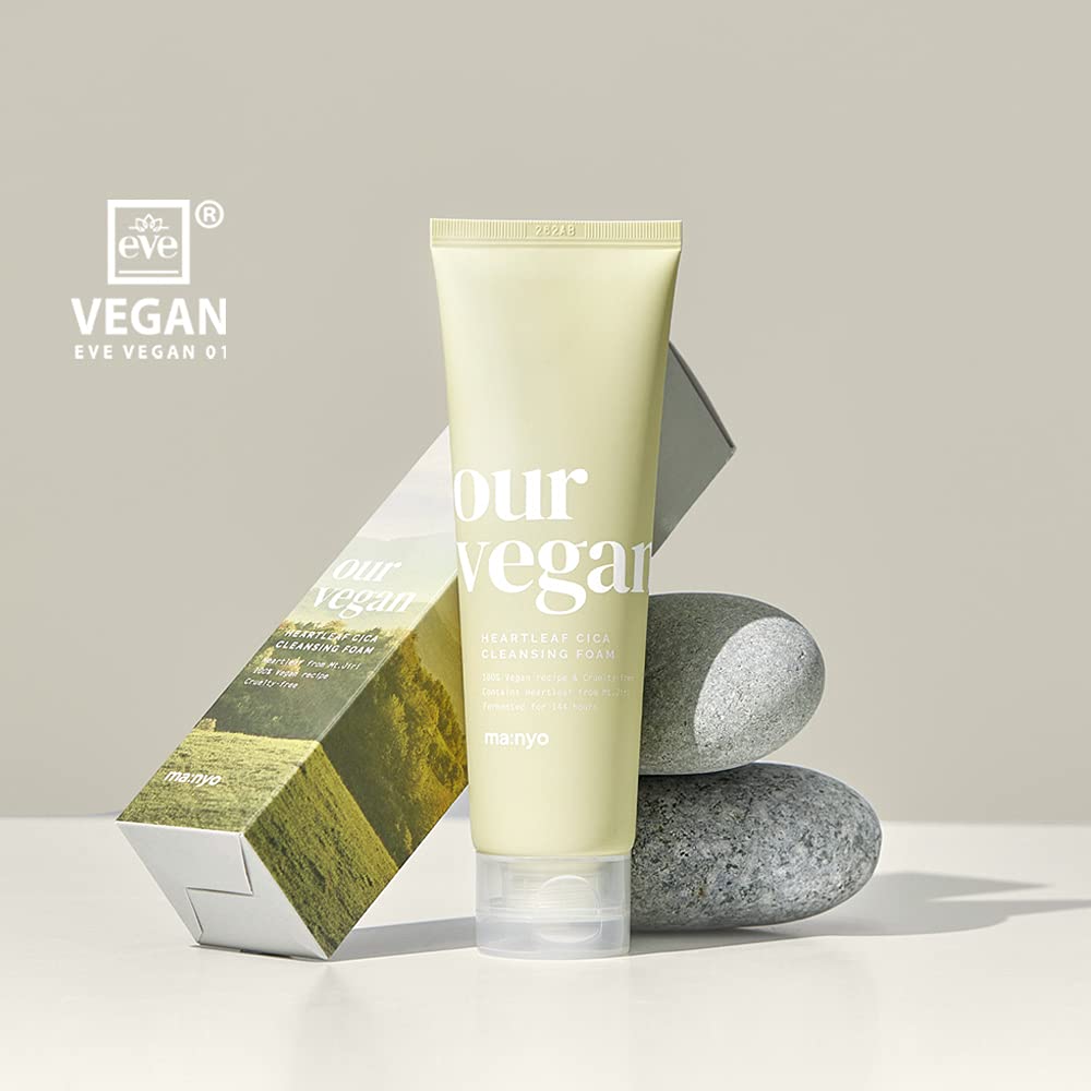 Manyo Factory Our Vegan Heartleaf Cica Cleansing Foam Beauty Manyo Factory   