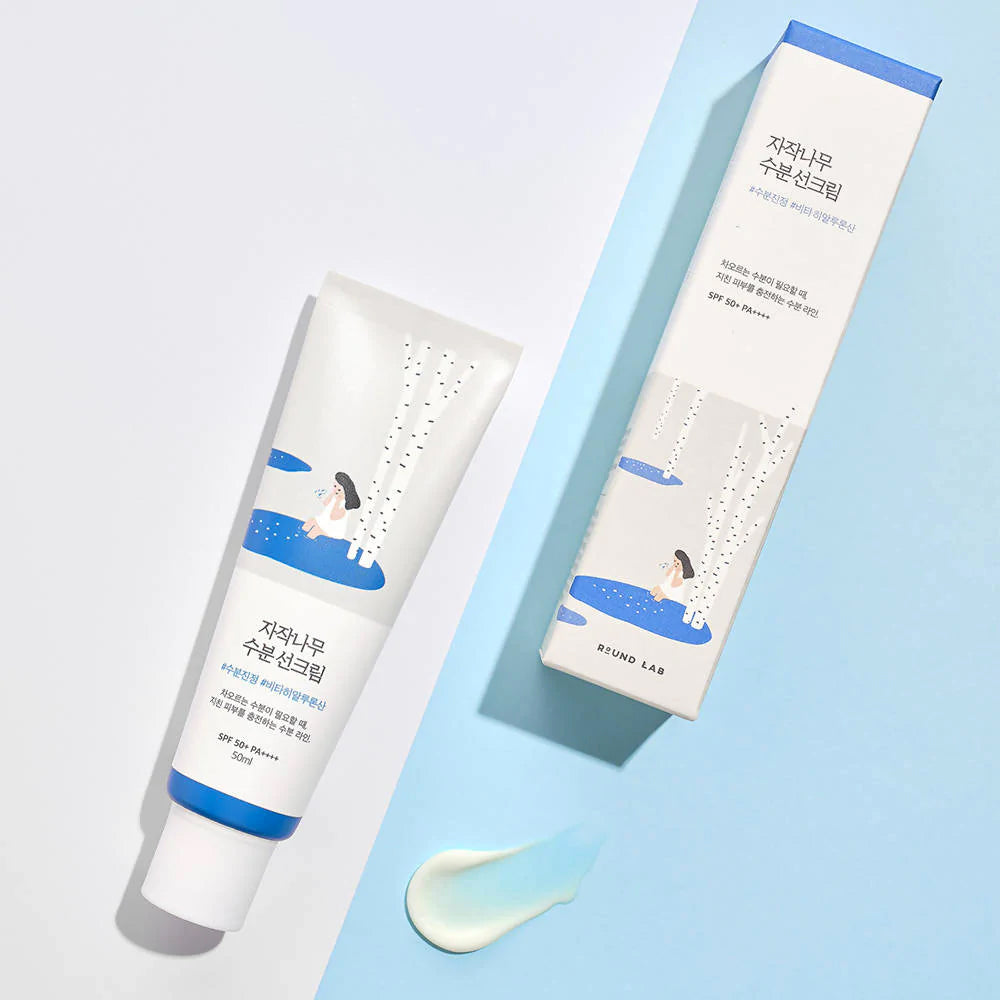 Round Lab Birch Juice Moisturizing Sun Cream Beauty Roundlab   