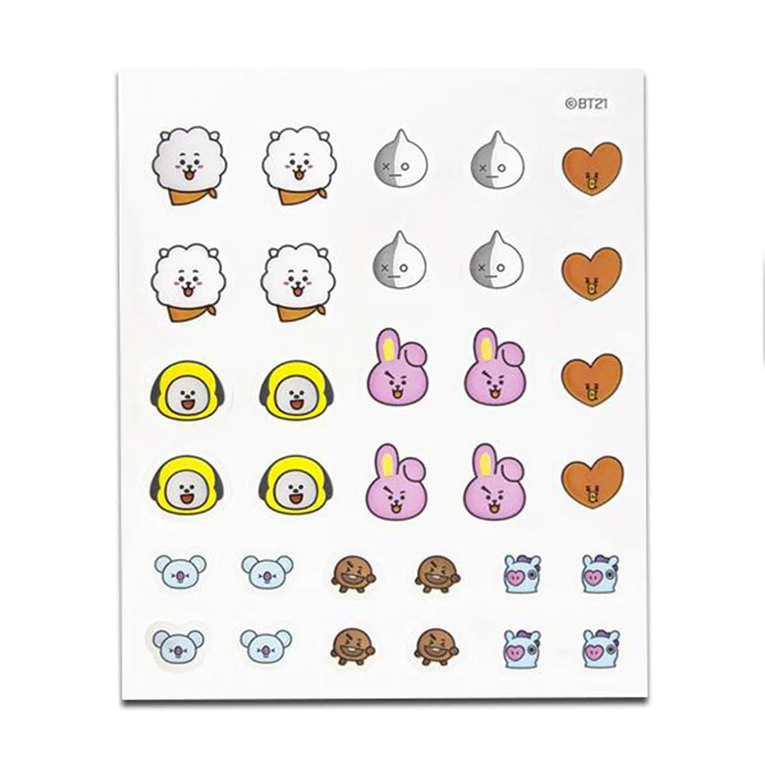The Creme Shop BT21 Brilliant Skin Hydrocolloid Acne Patches Beauty The Creme Shop   