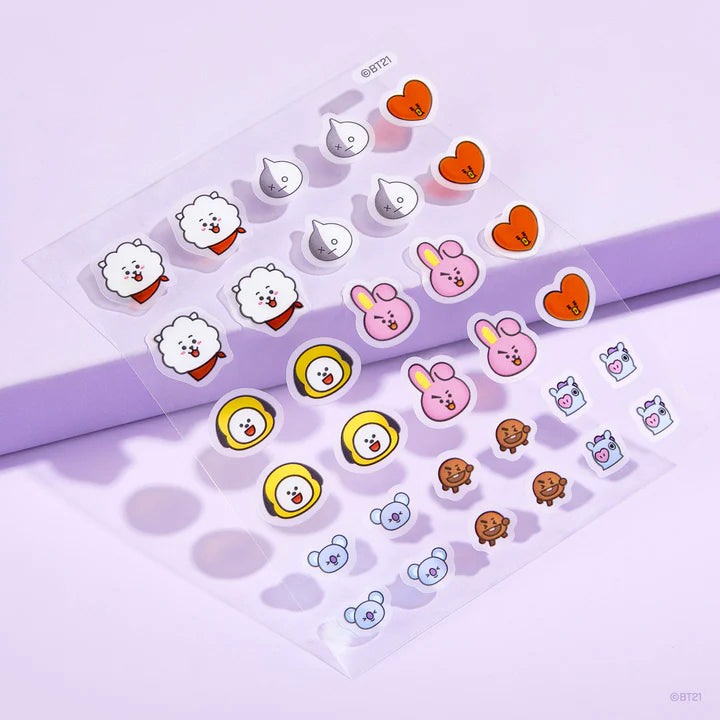 The Creme Shop BT21 Brilliant Skin Hydrocolloid Acne Patches Beauty The Creme Shop   