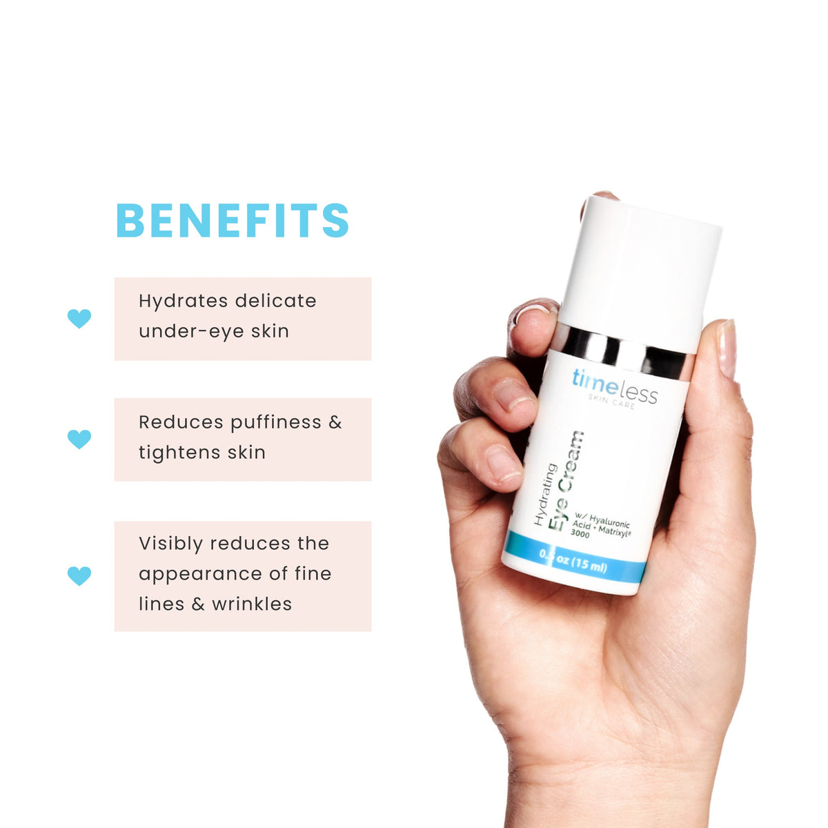 Timeless Hydrating Hyaluronic Acid Eye Cream Beauty Timeless   
