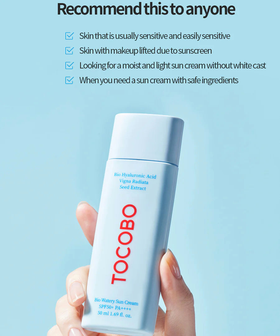 Tocobo Bio Watery Sun Cream SPF50+ PA++++ Beauty Tocobo   
