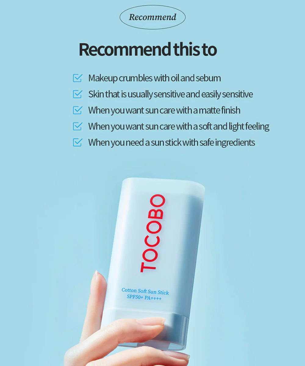 Tocobo Cotton Soft Sun Stick Beauty Tocobo   